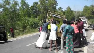 Accident in NH 47 Bypass [upl. by Ajax]