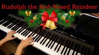 Rudolph the RedNosed Reindeer Johnny Marks LateIntermediate Piano Solo [upl. by Hpeseoj727]