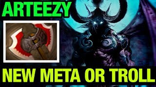 THIS IS A NEW META OR TROLL BUILD   ARTEEZY TERROBLADE BATTLEFURY  Dota 2 [upl. by Quenna171]