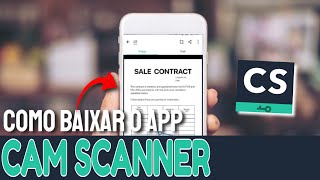 Como baixar e instalar aplicativo CamScanner PDF Scanner app no celular [upl. by Llamaj]