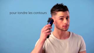 Tutoriel coupe cheveux homme  Side Swept et dégradé avec la tondeuse Precison Cut HC5900 [upl. by Fessuoy]