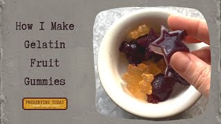 How I Make Gelatin Fruit Gummies [upl. by Tsui796]