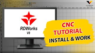 RD WORKS V8  INSTALL amp WORK TUTORIAL  Virmer CNC [upl. by Fia904]