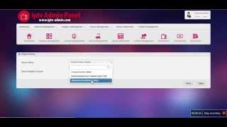 IPTV Admin Panel  How to Add Channels [upl. by Aelyak]