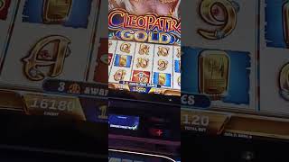 MOHEGAN SUN CLEOPATRA BONUS QUICK ON 120 BET [upl. by Alywt]