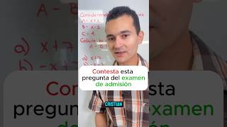 👉Contesta esta pregunta de polinomios del examen de admisión Exani II 💫 💯 exani profecristian [upl. by Nereus]