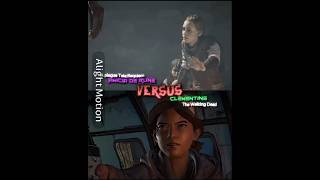 Amicia De Rune Vs Clementine edit 1v1 thewalkingdead aplaguetalerequiem telltalegames [upl. by Nnagem864]