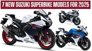 7 New Suzuki Superbike Models For 2025  Motorbikespace [upl. by Danit]