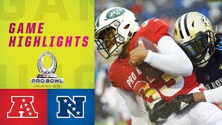 AFC vs NFC Pro Bowl Highlights  2019 Pro Bowl [upl. by Jerrie]