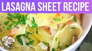 Lasagna Sheet recipe  What to do with leftover Lasagna sheets [upl. by Shanon47]