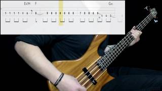 The Police  Roxanne Bass Cover Play Along Tabs In Video [upl. by Slaughter]