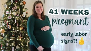 41 WEEKS PREGNANT  OVERDUE  ANY EARLY LABOR SIGNS [upl. by Auj]