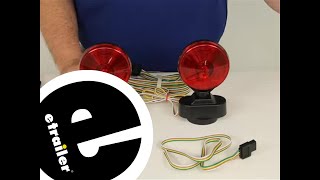 etrailer  Heavy Duty Magnetic Tow Lights Spec Review [upl. by Palila24]