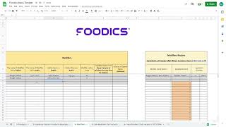 Foodics Menu Templet English [upl. by Cyndy]