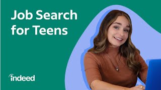 How to Get a Job as a Teenager Indeed Job Search Tutorial [upl. by Annuhsal216]