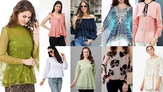 Latest top collections for girls  Tops for girls  Top design for girls  New tops collection 2024 [upl. by Derayne359]