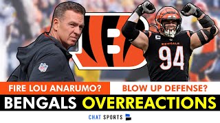 MASSIVE Bengals Rumors After Loss To Steelers Fire Lou Anarumo Blow Up The Defense Sit Joe Burrow [upl. by Combs]