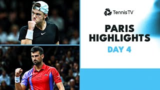 Djokovic vs Griekspoor EPIC Tsitsipas Faces Zverev Rune Features  Paris 2023 Day 4 Highlights [upl. by Ahsinar]