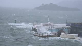 Storm Plymouth Hoe Sept 24 [upl. by Toffey794]