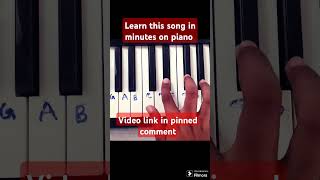 LEO  Ordinary Person full song  pianotutorial piano  wisezak [upl. by Irahcaz]