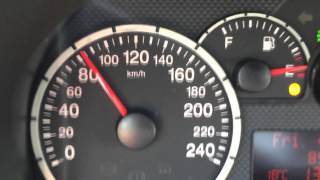 Fiat Panda 100HP Acceleration 0150 kmh [upl. by Howund929]