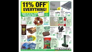 Menards Weekly Ad August 31 – September 10 2023 [upl. by Doggett]