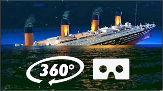 360° VR TITANIC SINKING  Virtual Reality Experience [upl. by Ibot92]