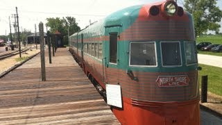 Illinois Railway Museum Trolley Parade 2013 IRM [upl. by Inoj353]