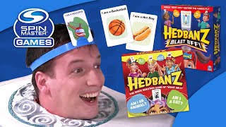 How to Play Hedbanz  Spin Master Games  Party Games [upl. by Epillihp]