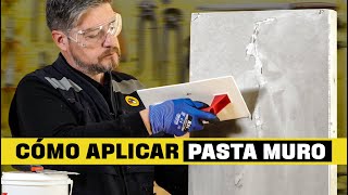 Cómo aplicar pasta muro de forma correcta  Lo Mejor [upl. by Naujad263]