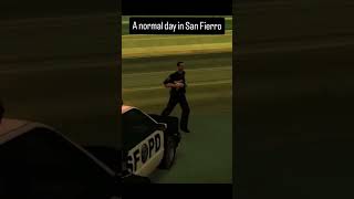 GTA  NORMAL DAY IN SAN FIERRO gta [upl. by Aitam]