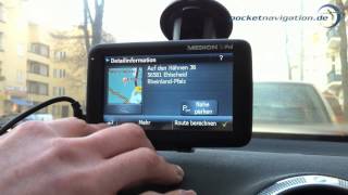 MEDION GoPal Navigator 7  Die intelligente Spracheingabe im Test [upl. by Harwin]