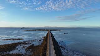 Galway Bay Ireland Going Out Over The Sports Fields With The Cruise Ship In The Distance [upl. by Ahsienek]