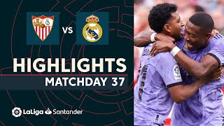 Resumen de Sevilla FC vs Real Madrid 12 [upl. by Mendelsohn]