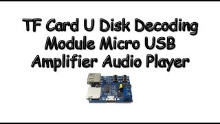 USB TF card mp3 Player [upl. by Ahseinod]