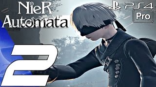 Nier Automata  Gameplay Walkthrough Part 2  City Ruins amp Desert Zone PS4 PRO [upl. by Llenrahs]