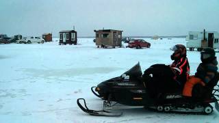 Pêche sur glace • SteMarthesurlelac • Lac des [upl. by Regdirb]