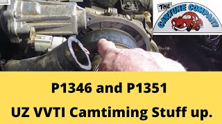 Cam timing issues 1uz and 3uz VVti Codes P1346 and P1351 [upl. by Meeharbi]