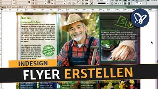 InDesign Tutorial Flyer erstellen und in Druck geben [upl. by Jessamyn657]