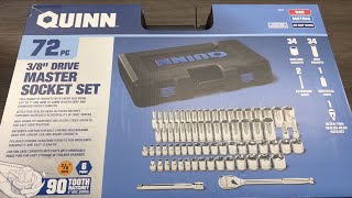 Harbor Freight Quinn No Skip Master 38” Socket Set [upl. by Okihcim151]