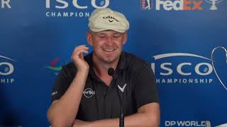 Harry Hall winner press conference 2024 ISCO Championship PGA Tour [upl. by Blanche]