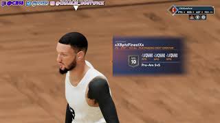 1 RANKED PRO AM TEAM KMT VS SHOWTYME BPTHEGOD 3000 TOURNAMENT NBA 2K22 COMP GAME [upl. by Nimoynib]