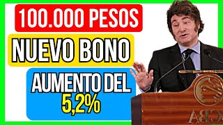 💲100 MIL PESOS 💥NUEVO BONO y NUEVO AUMENTO  Jubilados y PNC de Anses INFLACIONAGOSTOJULIO [upl. by Gwen]