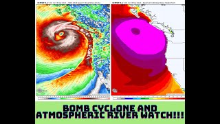 Pacific NW Atmospheric River and Bomb Cyclone Watch [upl. by Nnyl733]