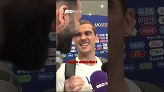 😂 Linterview MYTHIQUE de Griezmann avec Adil Rami après la finale de la CoupeduMonde 2018 [upl. by Godspeed]