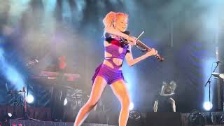 Lindsey Stirling  Shatter Me Aerial Hoop Performance [upl. by Elesig]