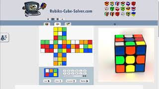 How To Use The Rubiks Cube Solver [upl. by Gibb]