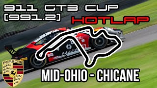 MidOhio Chicane  Porsche 9912 GT3 Cup  Onboard Lap 13094 [upl. by Etnwahs]