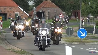 1000 Wikinger amp Meer 2016 das BikerTreffen an der Nordsee Korso Motorrad Treffen [upl. by Ehav]