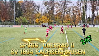 Spvgg Oberrad II vs SV 1894 Sachsenhausen  2HZ  8Spieltag [upl. by Novahc556]